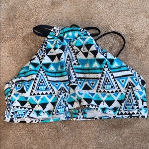 Girl’s Large High Neck Bikini Top